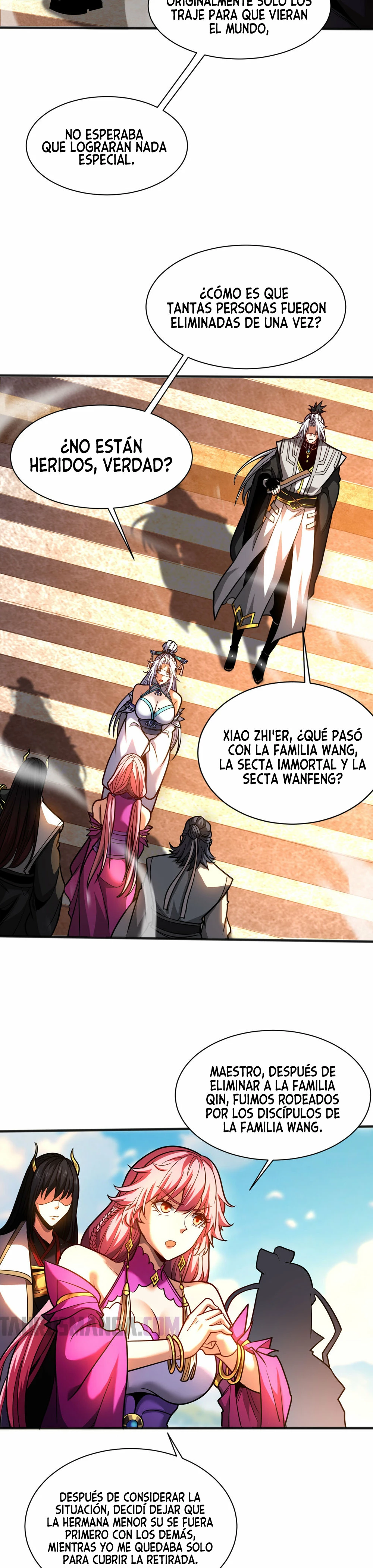 Mientras mis discípulas se matan, yo me relajo! > Capitulo 63 > Page 121